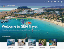Tablet Screenshot of gemtravel.gr